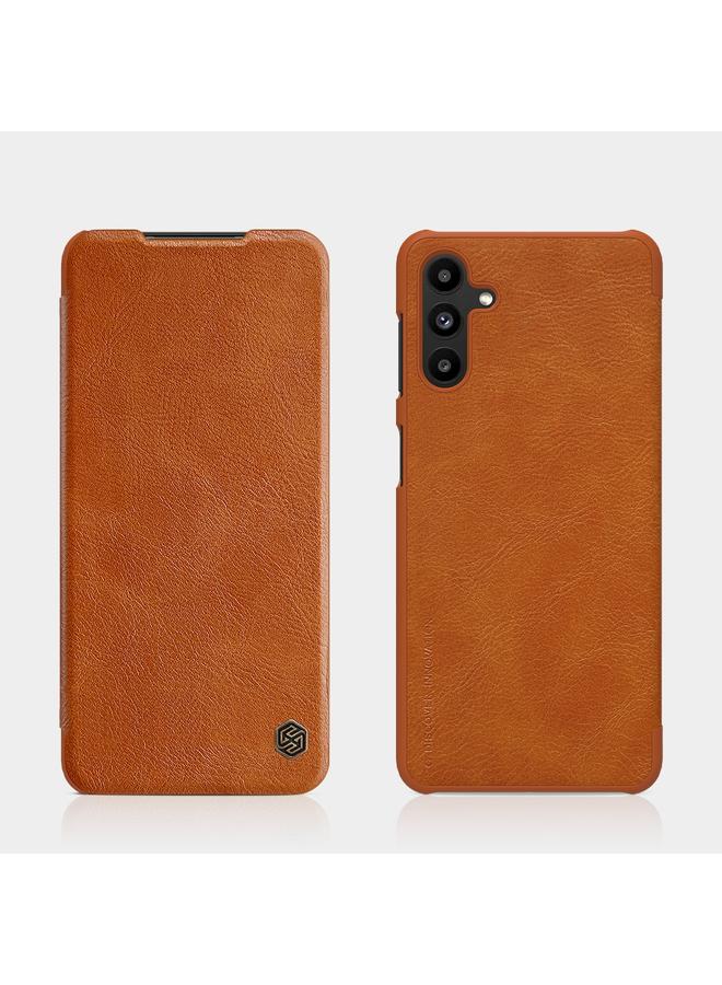 Nillkin Case For Samsung Galaxy A13 5G QIN Series Crazy Horse Texture Leather Phone Case - Image 1