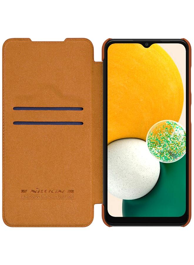 Nillkin Case For Samsung Galaxy A13 5G QIN Series Crazy Horse Texture Leather Phone Case - Image 4