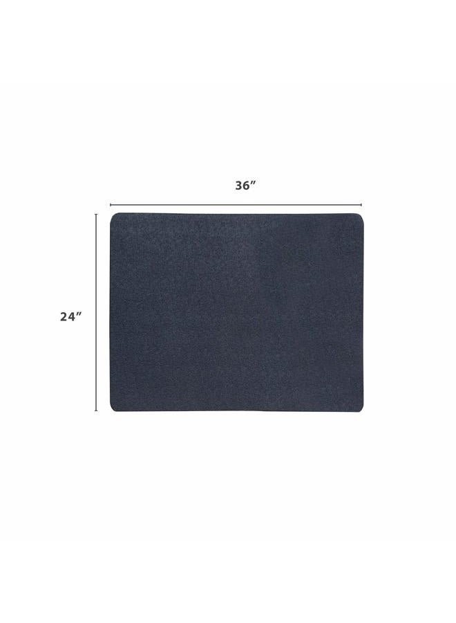 VersaTex Multi-Purpose Recycled Rubber Floor Mat for Indoor or Outdoor Use, Utility Mat for Entryway, Tool Bench, Garage, Under-Sink, Patio, and Door ; 24" x 36", Black - Image 2