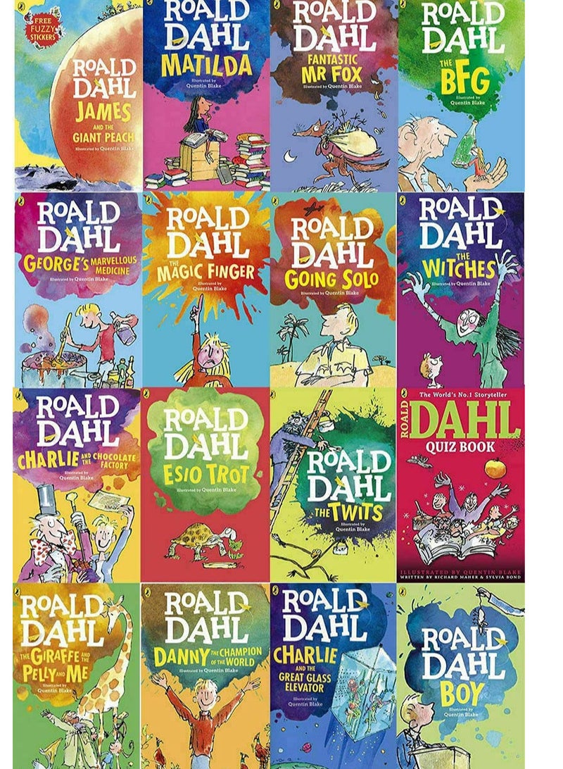 Roald Dahl Complete Collection (16 Copy: 16 Story Collection Paperback – Box set - Image 4