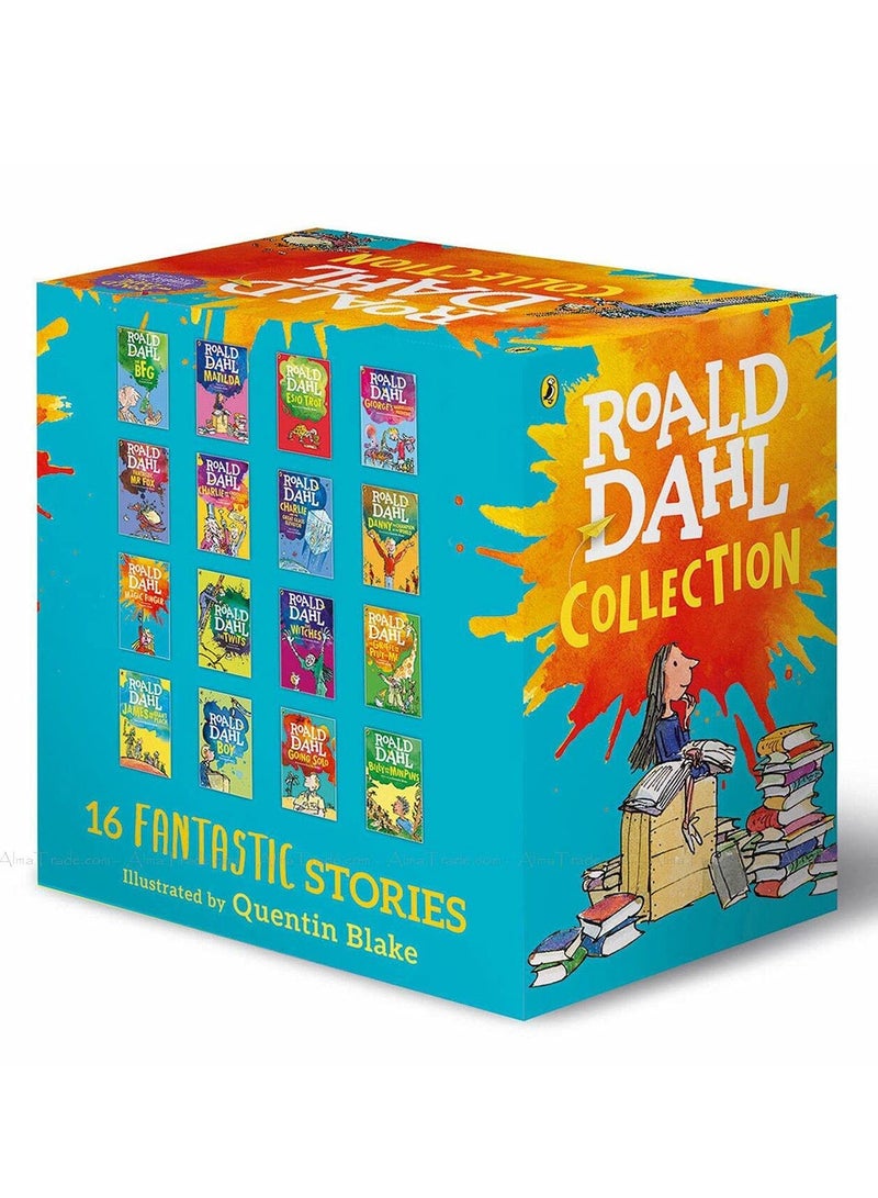 Roald Dahl Complete Collection (16 Copy: 16 Story Collection Paperback – Box set - Image 3
