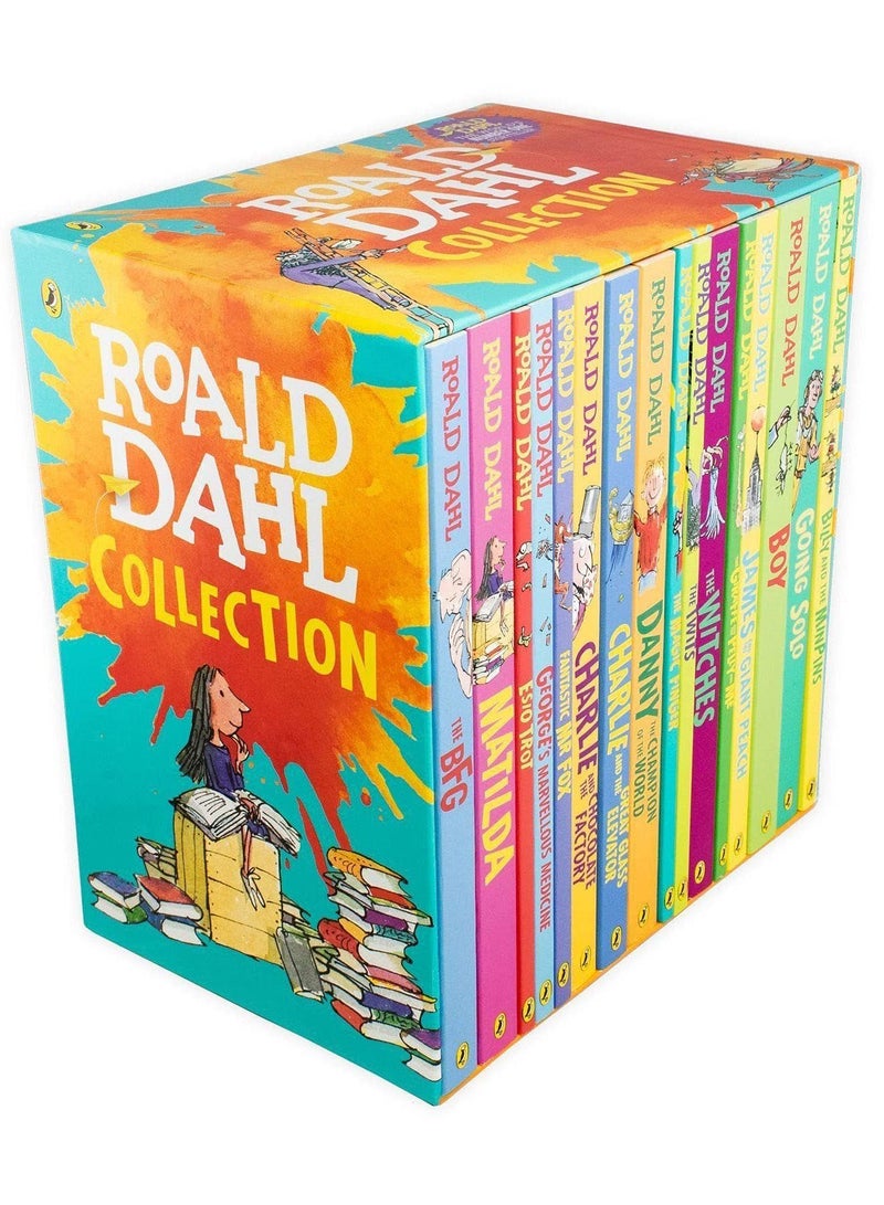 Roald Dahl Complete Collection (16 Copy: 16 Story Collection Paperback – Box set - Image 2