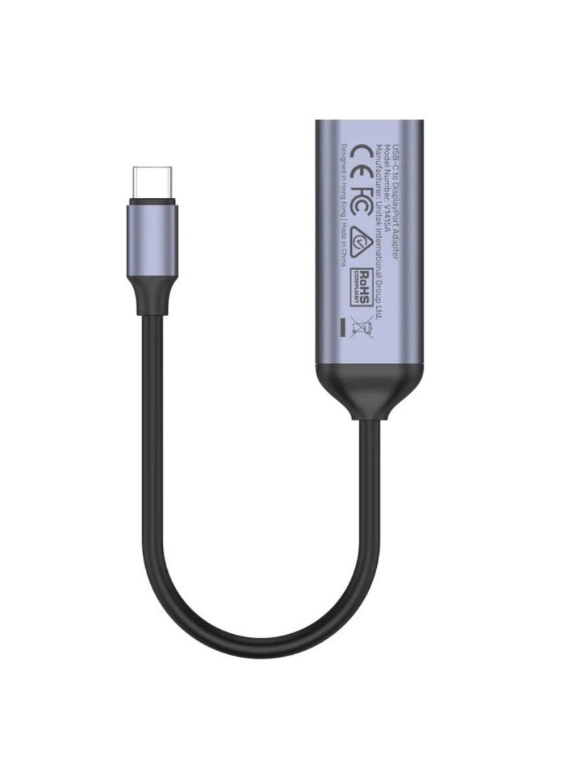 UNITEK - UNITEK High-Speed USB-C to DisplayPort 1.4 Adapter for 8K 60Hz Video Output with HDR Support and Ultra-Fast Data Transfer for MacBook, Windows, and USB-C Devices - Image 1