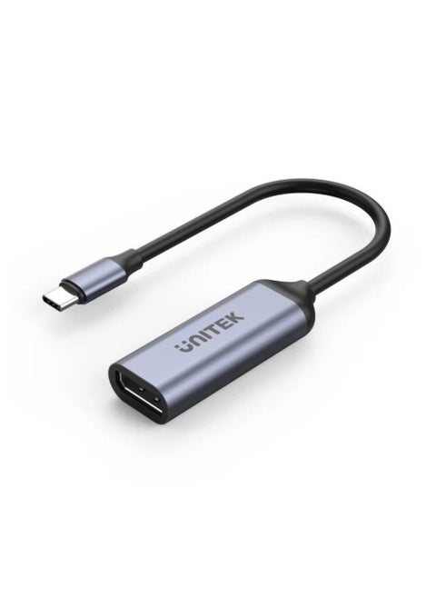 UNITEK High-Speed USB-C to DisplayPort 1.4 Adapter for 8K 60Hz Video Output with HDR Support and Ultra-Fast Data Transfer for MacBook, Windows, and USB-C Devices