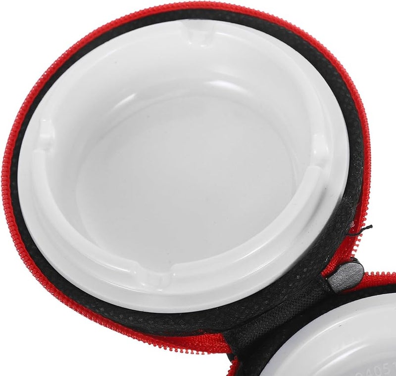 Portable Mini Ashtray with Keychain Hook Compact Pocket for Outdoor Travel Car Camping - Image 4