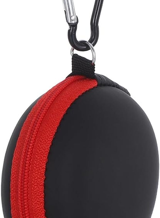 Portable Mini Ashtray with Keychain Hook Compact Pocket for Outdoor Travel Car Camping - Image 2