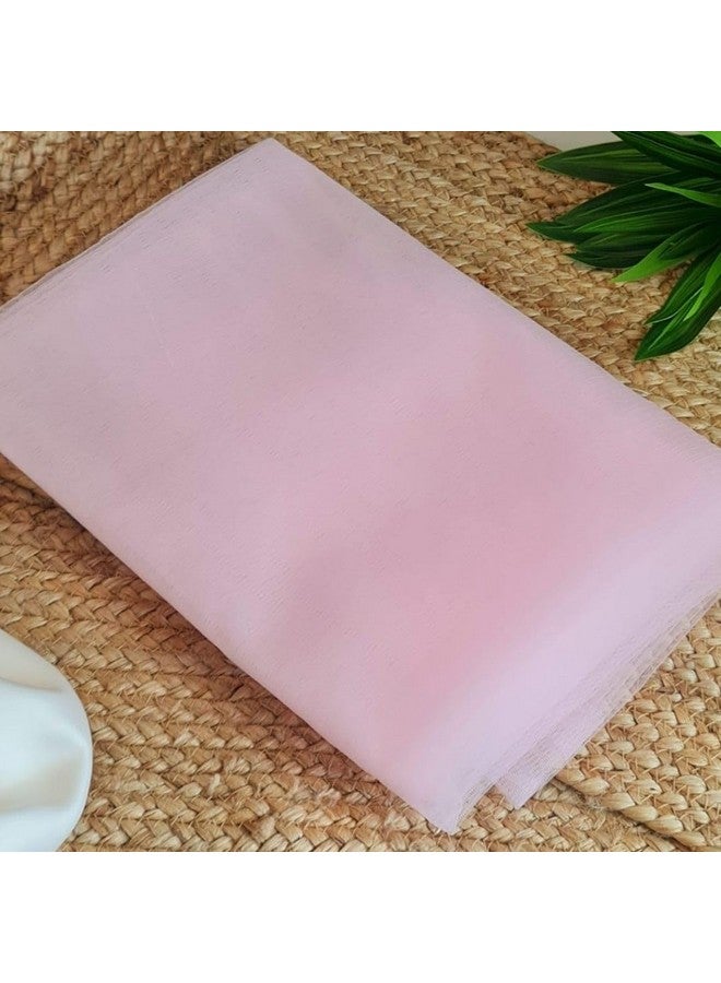 Satyam Kraft SATYAM KRAFT Multi Purpose Net Fabric Cloth for Decoration, for Parties, Costumes, Gift Packing, Party Decor, Backdrop Material for mandap, Pooja Background Stand (Pink 1004, 10 Meter) - Image 1