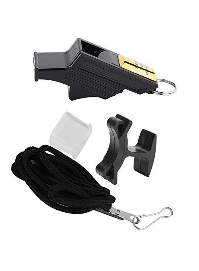 ديلوي صافرة الحكم ديلوي، صافرة كرة السلة، كرة القدم، التخييم، مكالمات الطوارئ (أسود وذهبي) - Image 1