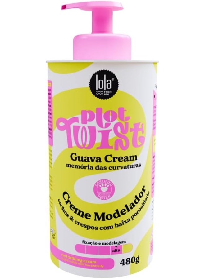 Lola from Rio كريم تصفيف جوافة بلوت تويست - يحدد ويشكل التجاعيد، يرطب بزبدة الجوافة ويقلل التجاعيد لإنهاء ناعم وطبيعي (480 جرام) - Image 1
