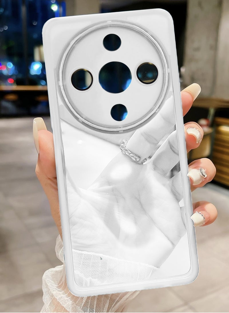 Wtech Honor X9d / Honor X70 5G 2025 Soft Transparent TPU Camera Lens Protection Silicone Ultra Thin Phone Stylish Electroplated Camera Border Back Case Cover - White - Image 2