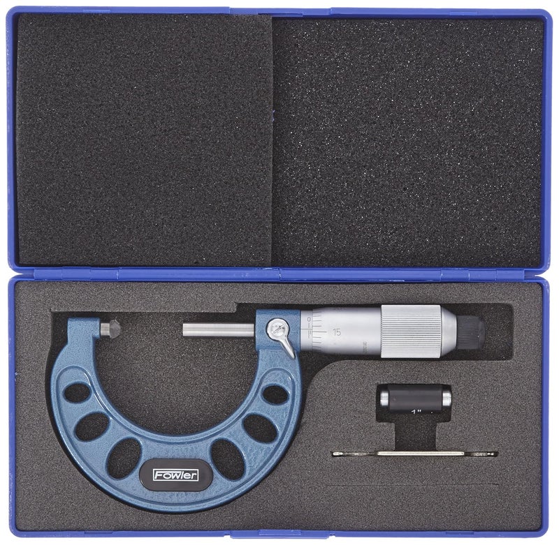 Fowler 52-253-002-1, Premium Outside Inch Micrometer with 1-2" Measuring Range - Image 2