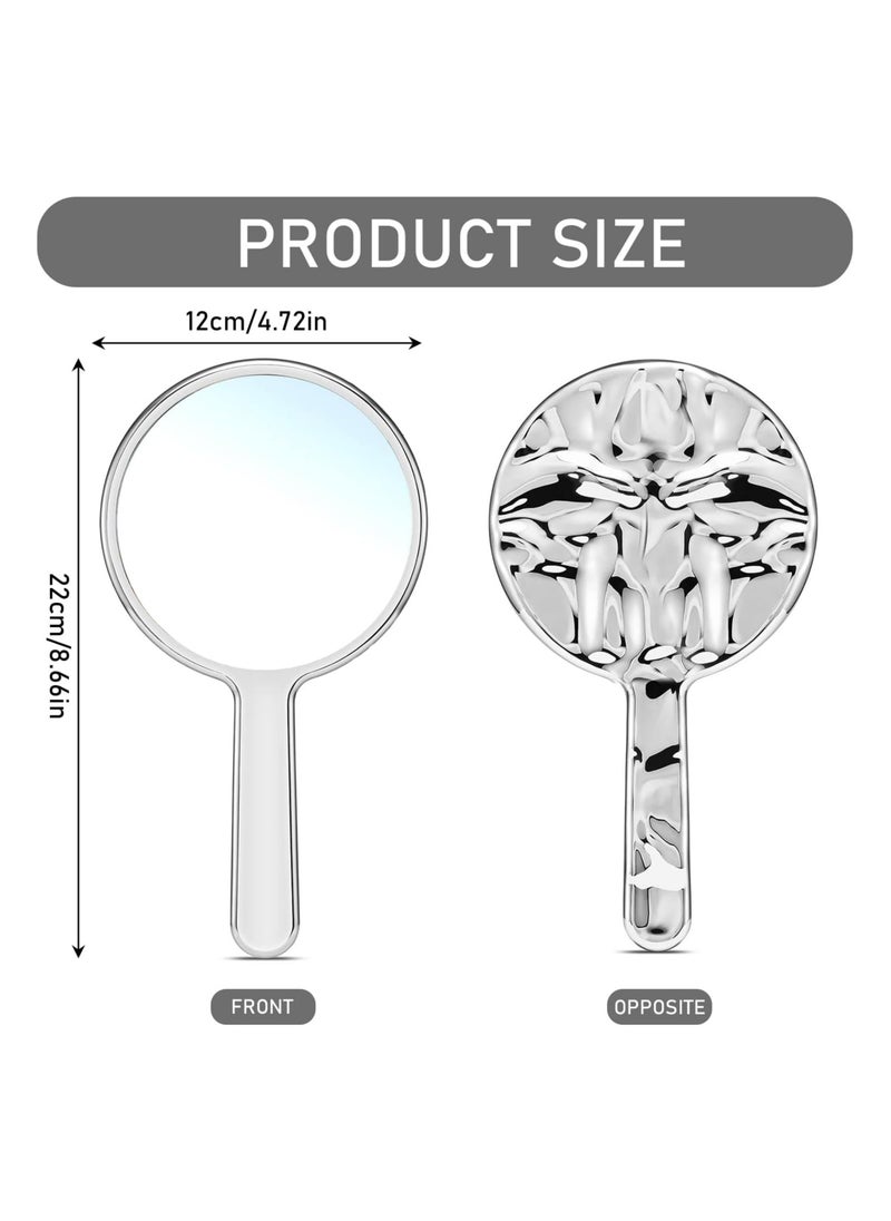 Oasisgalore Handheld Mirror for Hairdressing, Makeup, Shaving, and Facial Care（Middle Size）  - Image 2