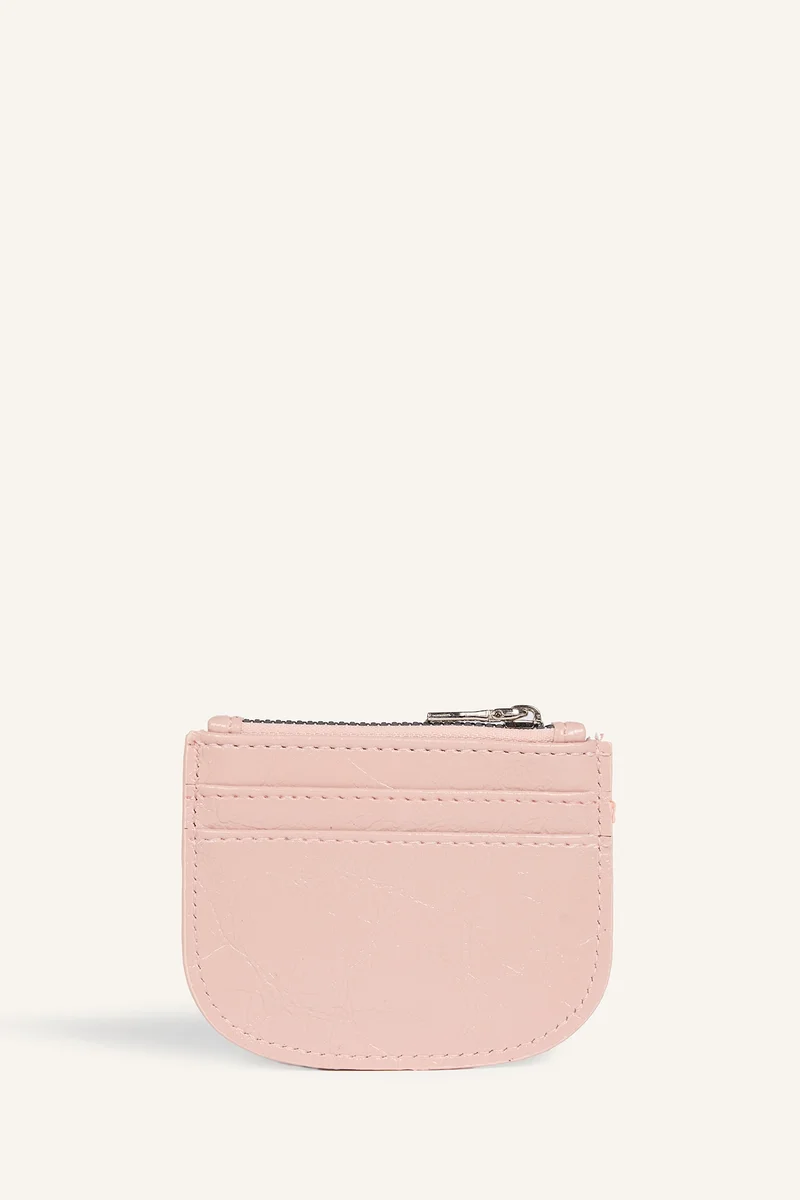 Woman Faux Leather Business Card Wallet
