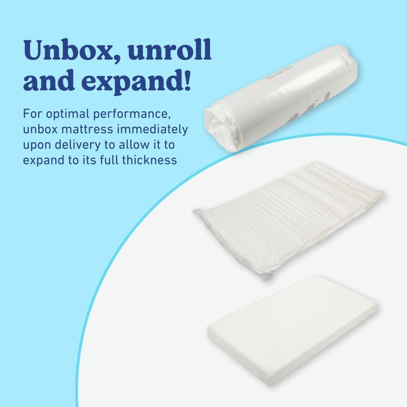 Graco Premium Crib Mattress & Protector Value Bundle (2-Pack) - Includes GREENGUARD Gold Certified Crib & Toddler Mattress, GREENGUARD Gold Certified Waterproof Protector - Image 4