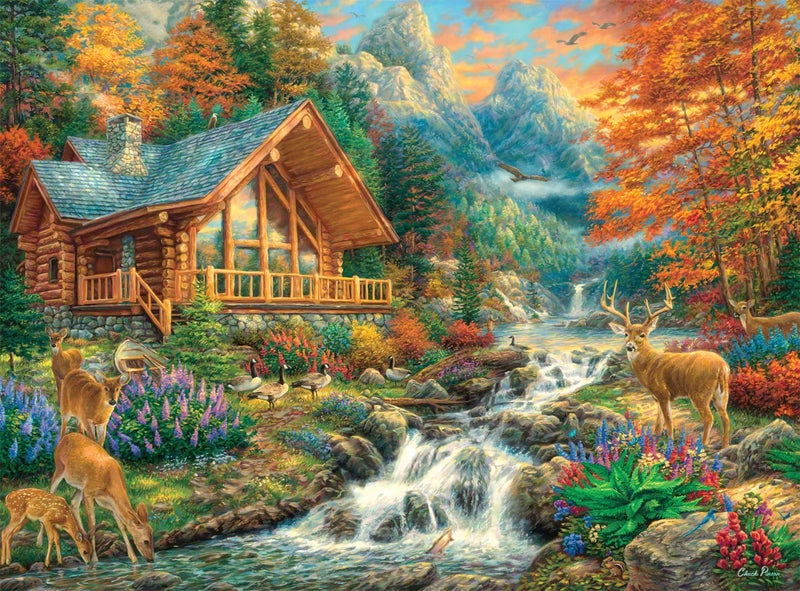 Buffalo Games - Alpine Serenity - 1000 Piece Jigsaw Puzzle with Hidden Images - Image 1