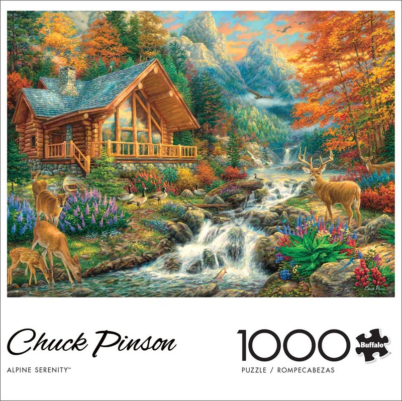 Buffalo Games - Alpine Serenity - 1000 Piece Jigsaw Puzzle with Hidden Images - Image 2
