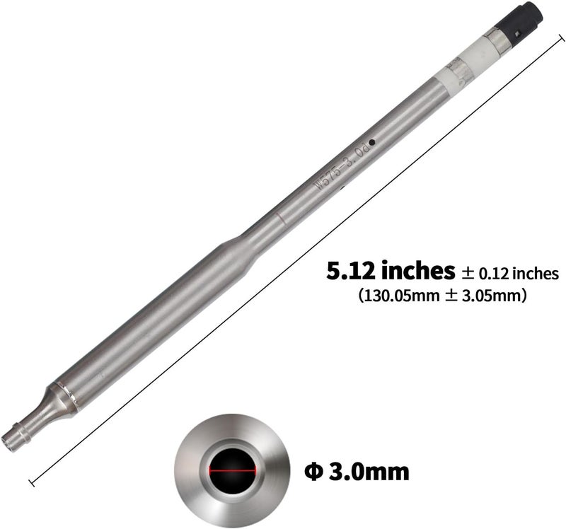 YIHUA W575  30mm Replacement Hot Air Nozzle Heating Element for YIHUA 992D II and 8509 I Rework Station ONLY - Image 2