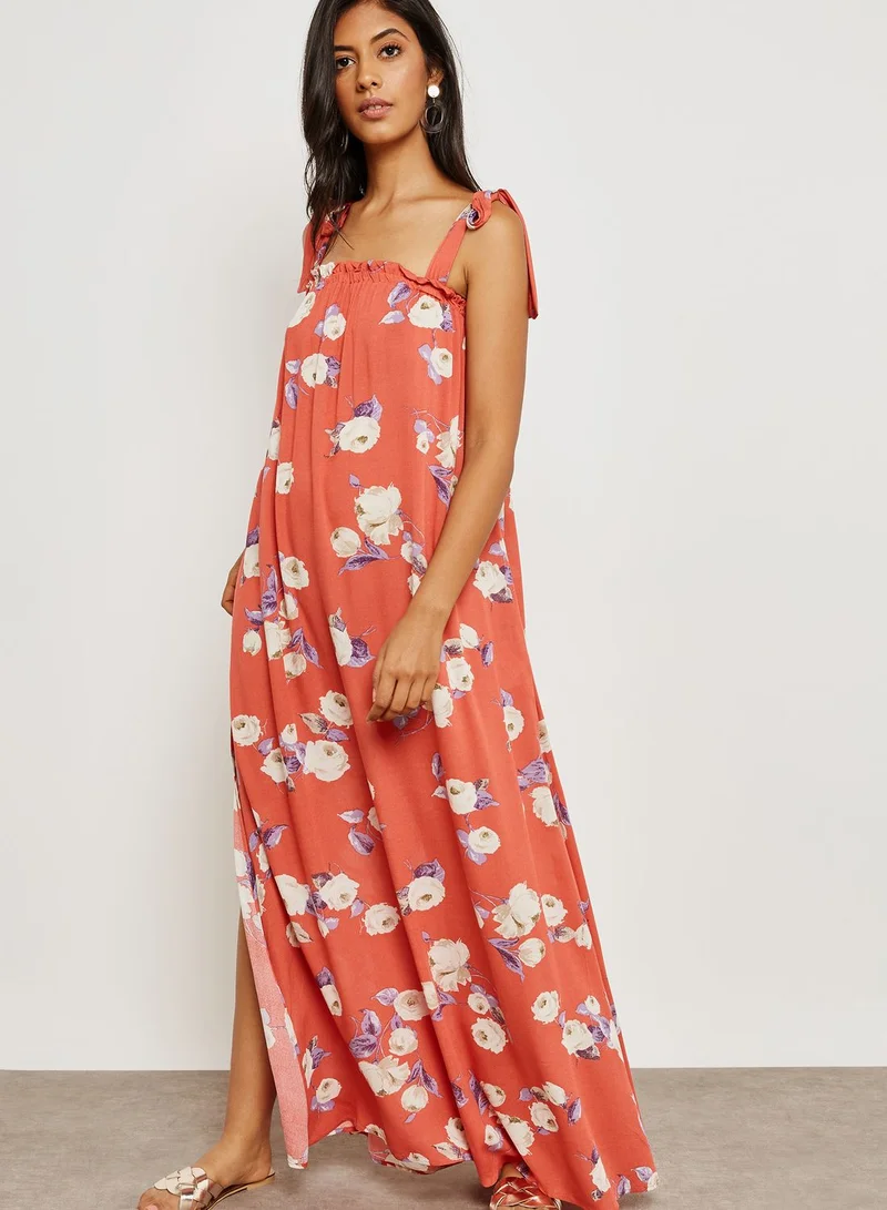 FOREVER 21 Floral Print Maxi Dress