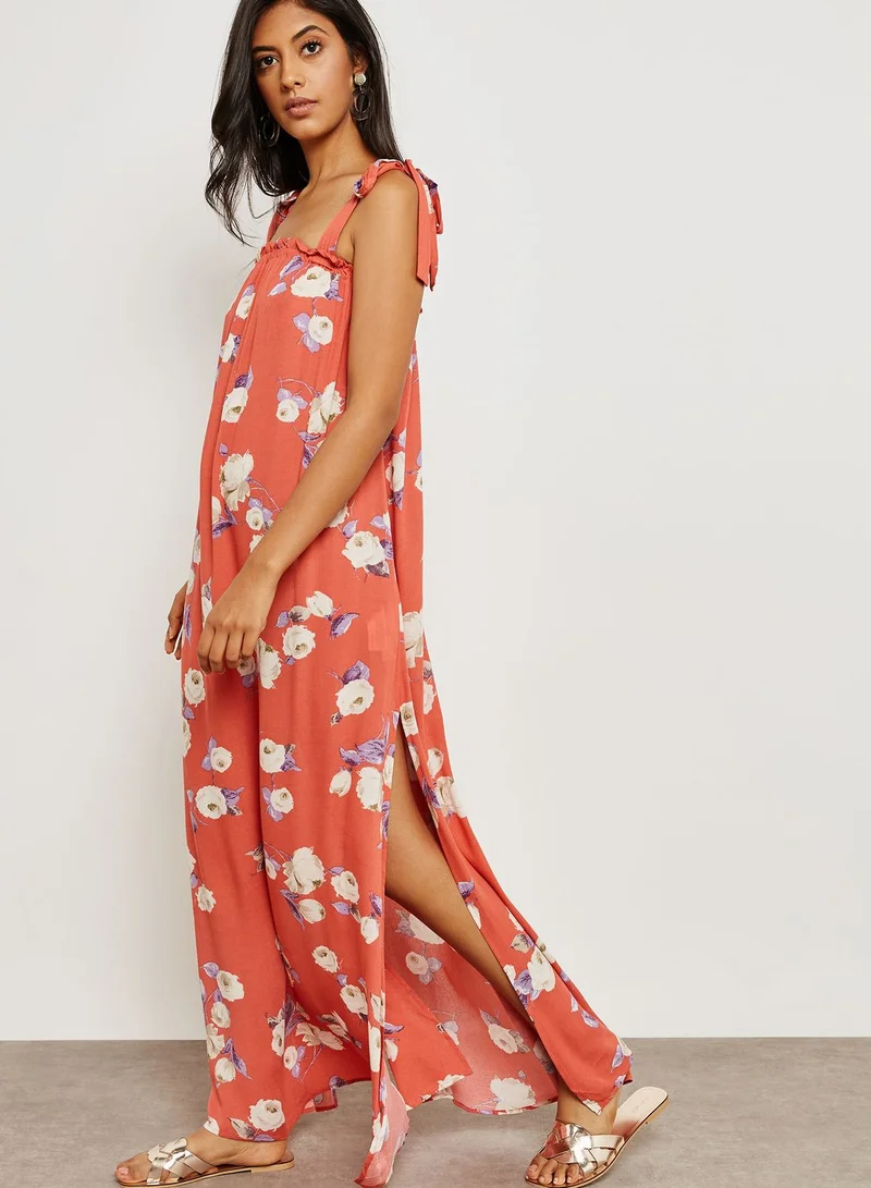 FOREVER 21 Floral Print Maxi Dress