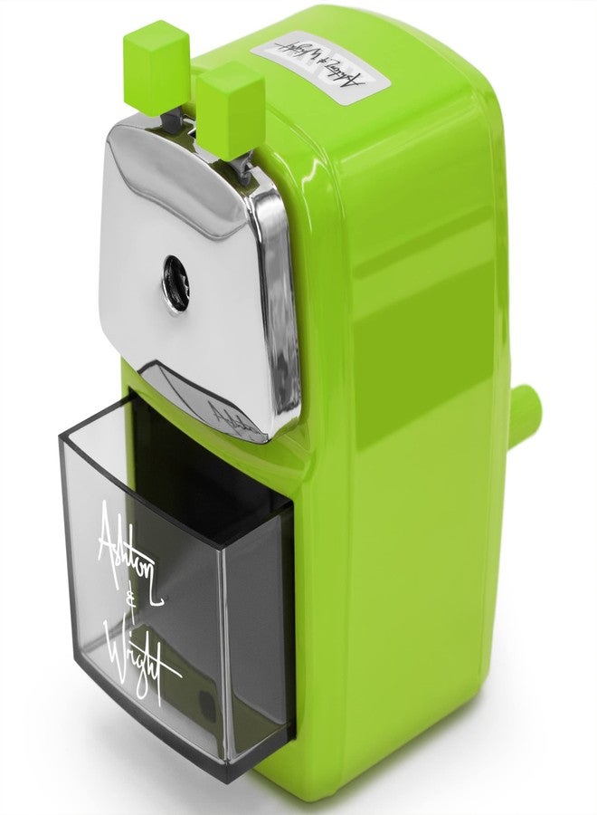 Ashton and Wright - Mechanical Desktop Pencil Sharpener - Lime Green - Image 1