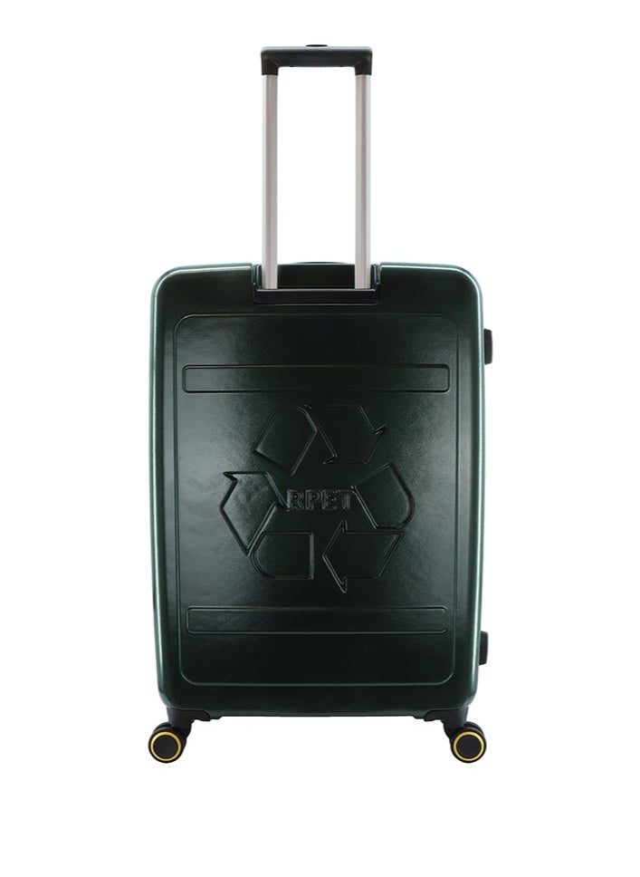 NATIONAL GEOGRAPHIC National Geographic RPET Balance Hardshell Large Check-In Suitcase, Durable Lightweight  TSA Combination Lock Travel Luggage, 4 Quite Spinner Wheel Trolley Bag (28 Inch) Green.  - Image 2