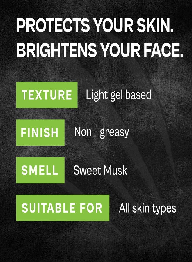 PROWL Brightening and Hydrating Sunscreen SPF 50+ PA++++ with Niacinamide for Oily, Dry, Acne-Prone Skin for Men Sun Protection No White Cast Lightweight Non-Greasy Texture Gel Sweet Musk Scent-50ml - Image 4