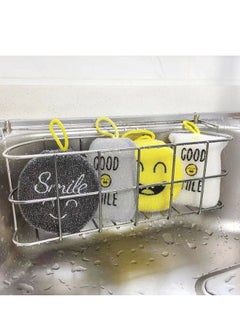 Generic 4 Pieces Magic Smile Face Sponge Strong thick sponge to remove dirt from dishes  - Image 5
