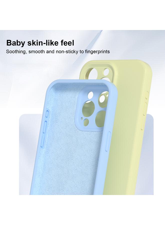 S-TOP Case For iPhone 15 Precise Hole Liquid Silicone Jelly Color Full Coverage Phone Case - Image 5