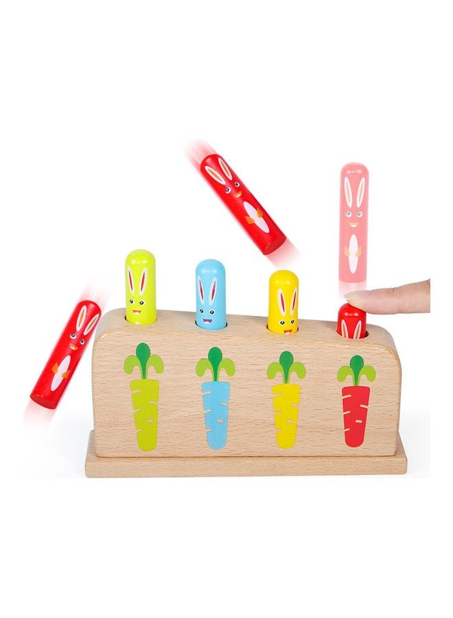 NIBEMINENT 4-Piece Bunny Bounce Stick Toy 16.2x8.5cm - Image 2