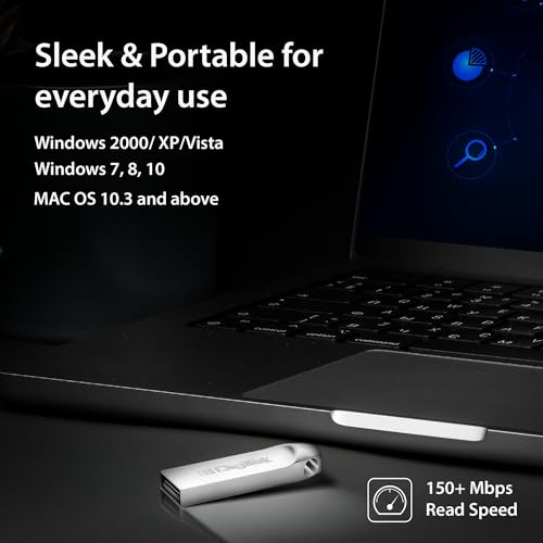 Digitek (Dud 128GB 2.0V) 128GB USB 2.0 U Disk Flash Drive, High Speed Read & Write Pen Drive, Magnetic, X-Ray & Temperature Resistant, Compatible with Windows & Mac OS - Image 4