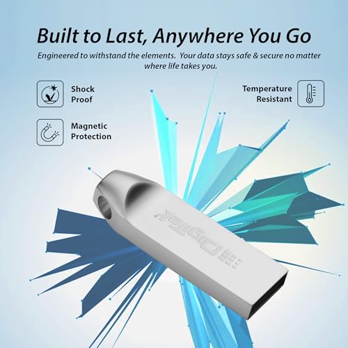 Digitek (Dud 128GB 2.0V) 128GB USB 2.0 U Disk Flash Drive, High Speed Read & Write Pen Drive, Magnetic, X-Ray & Temperature Resistant, Compatible with Windows & Mac OS - Image 3