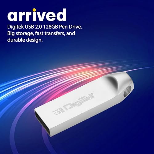 Digitek (Dud 128GB 2.0V) 128GB USB 2.0 U Disk Flash Drive, High Speed Read & Write Pen Drive, Magnetic, X-Ray & Temperature Resistant, Compatible with Windows & Mac OS - Image 2