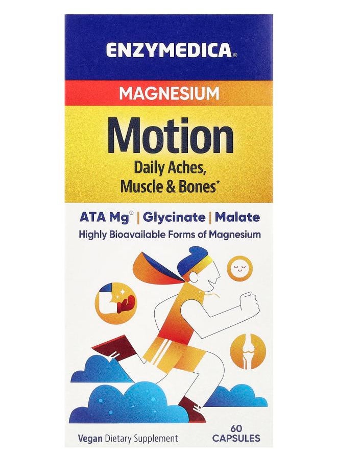 ENZYMEDICA Magnesium Motion 60 Capsules 