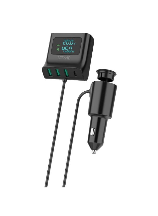 Vidvie Vidvie 150W Dual Loop Mini Fast Charger Car Charger with Type C Cable  - Image 2