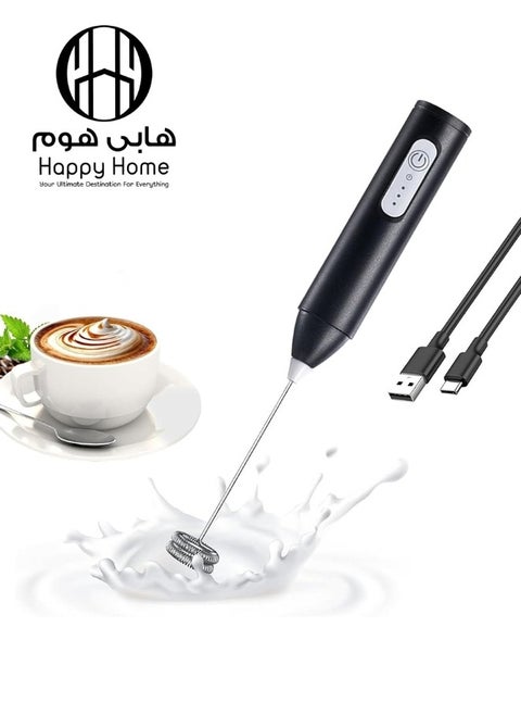 USB-C Rechargeable Handheld Drink Mixer, Handheld Milk Frother, Portable Electric Drink Mixer, Mini Frothing Maker for Hot Chocolate, Frappe, Latte