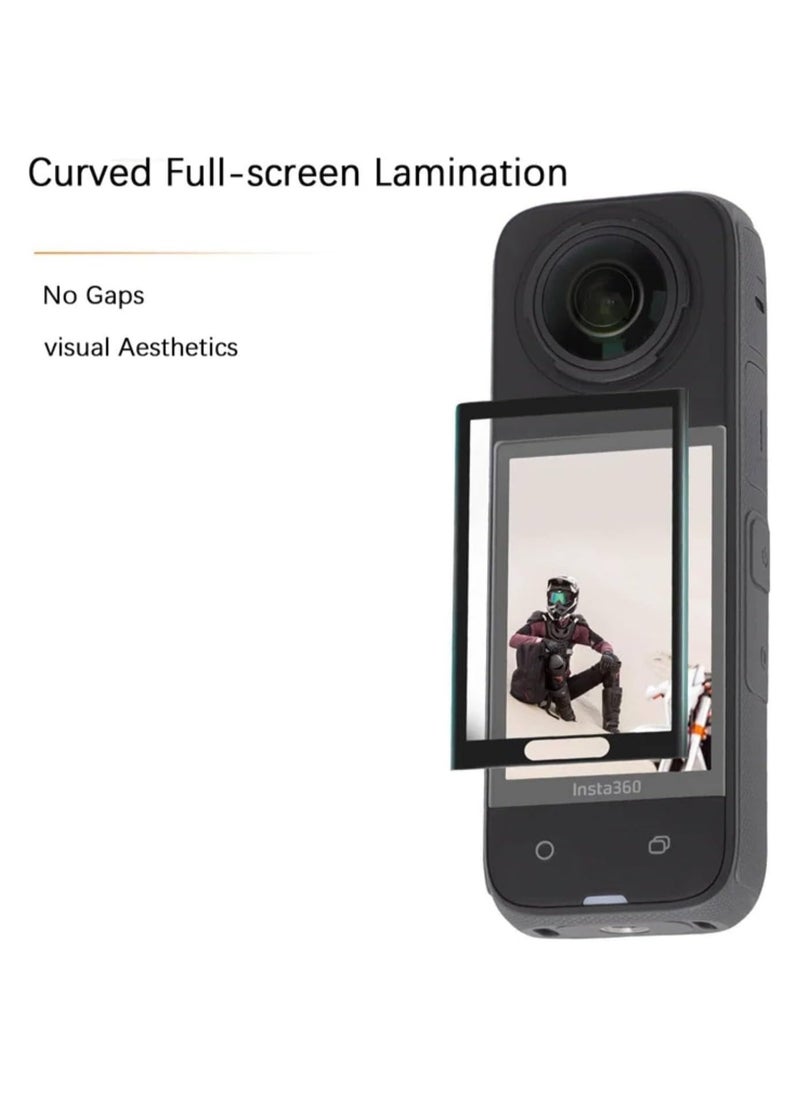 3 PCS Anti-scratch Full Coverage Screen Guard Protective Film Compatible with Insta360 X4 Insta 360 X4 (Pack of 3)