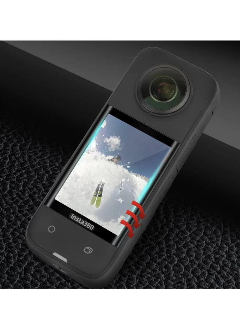 3 PCS Anti-scratch Full Coverage Screen Guard Protective Film Compatible with Insta360 X4 Insta 360 X4 (Pack of 3)