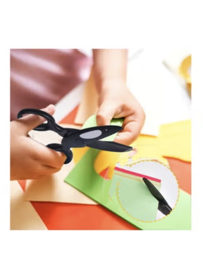Kids Scissors, 3PCS 4.7“ Toddler Scissors Children Safety Scissors for Kid Ages 2-4, Blunt Tip Preschool Training Art Craft Scissors - Image 3