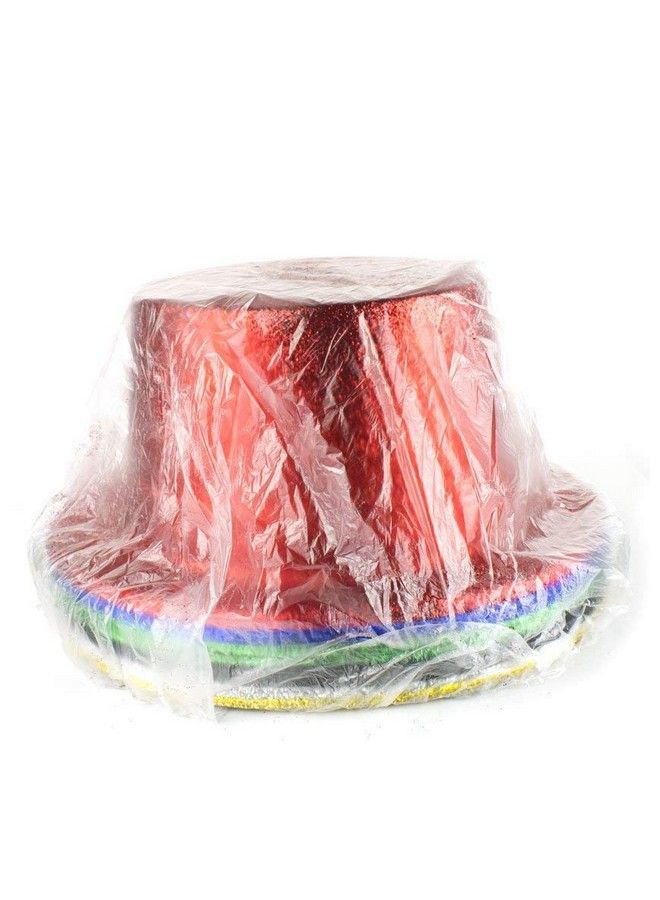 Fun Central 12 Pack Bright Glitter Top Hat For Women & Men Assorted Colors - Image 3