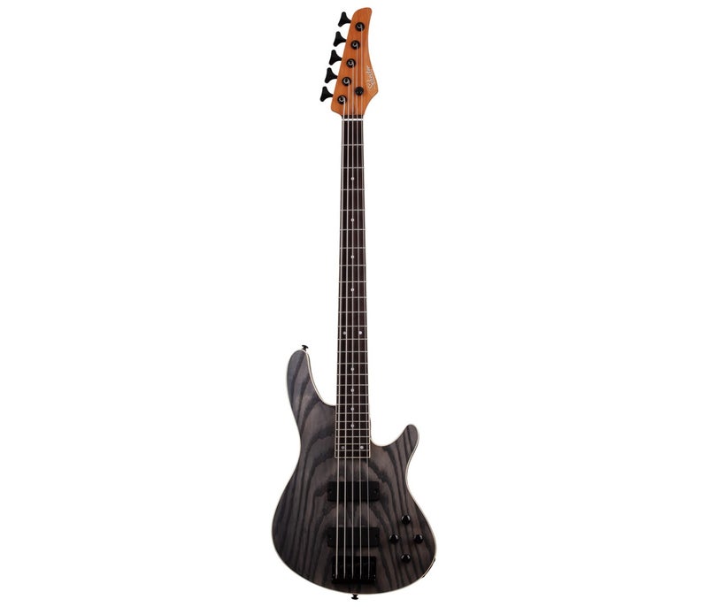 Schecter 3973 Electric Bass C-5 Standard 5-Strings Guitar - Charcoal Satin - Image 2