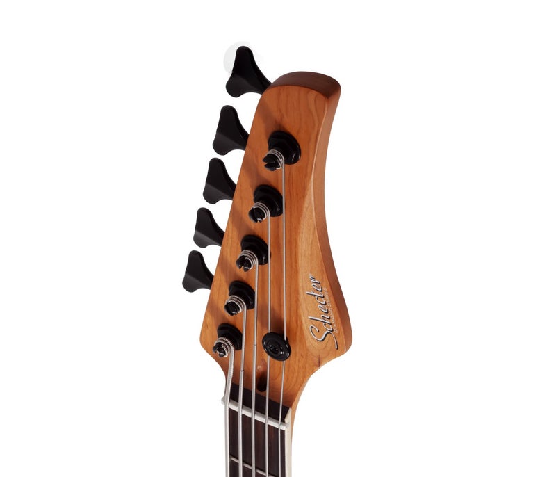 Schecter 3973 Electric Bass C-5 Standard 5-Strings Guitar - Charcoal Satin - Image 5