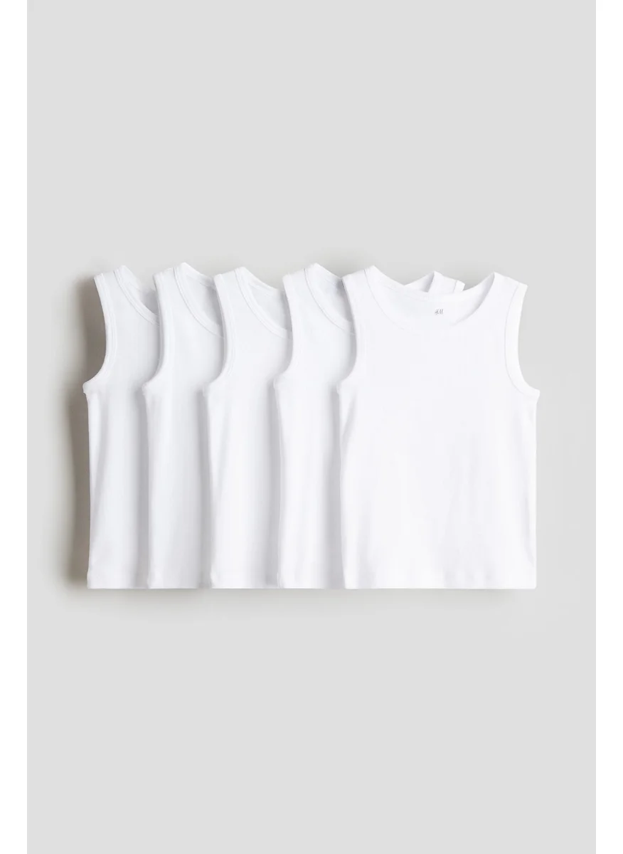 اتش اند ام 5-Pack Cotton Vest Tops