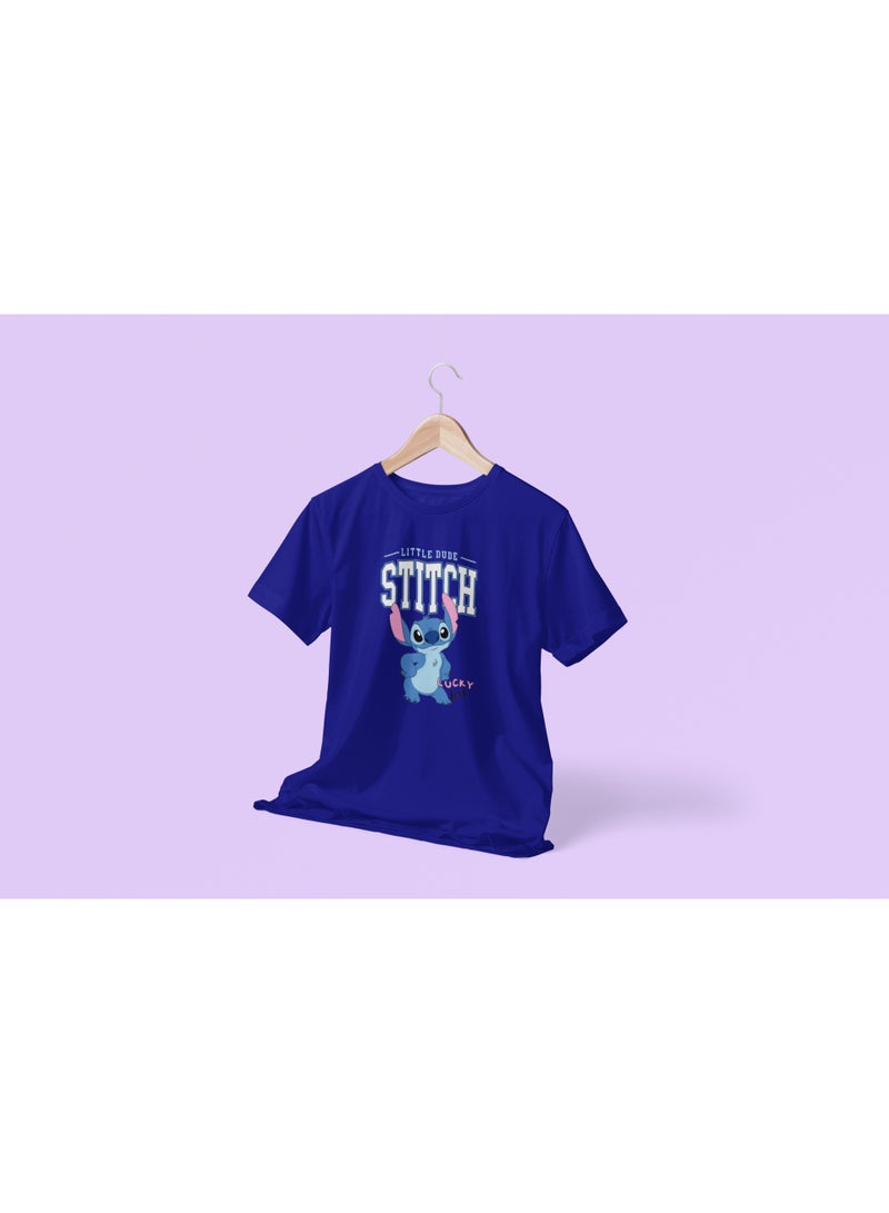 ZOOM Stitch Printed T-Shirt for Kids – Comfortable Casual Wear