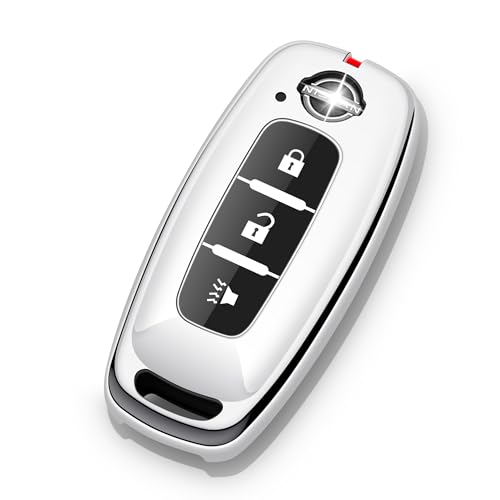 ZSPDACC for Nissan Key Fob Cover 3 Buttons Car Key Case Sentra Kicks Pathfinder Rogue Ariya 2026 2025 2024 2023 Accessories - Image 1