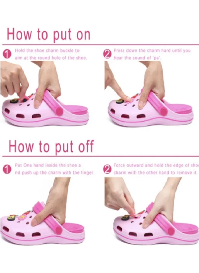 Marimari 6 Pieces Slipper Ornaments Jibzzz E-4