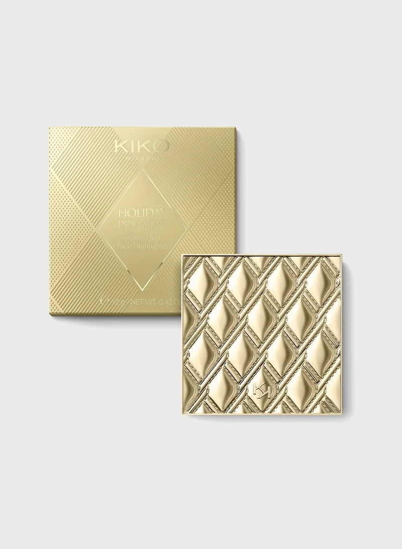 KIKO MILANO Pearly Duo Face Highlighter 01 - Spotlight