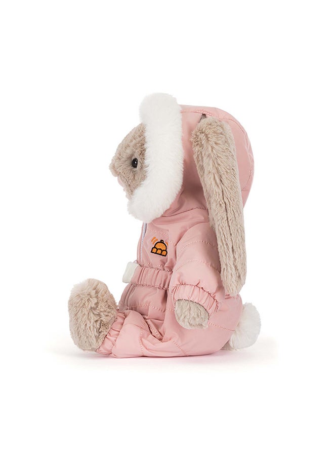 Jellycat Bashful Bunny Snow Suit Plush Toy 23cm Sitting Height – Soft Bunny in Pink Winter Outfit with Hood for Kids, Seasonal Gifts and Nursery Display - Image 2