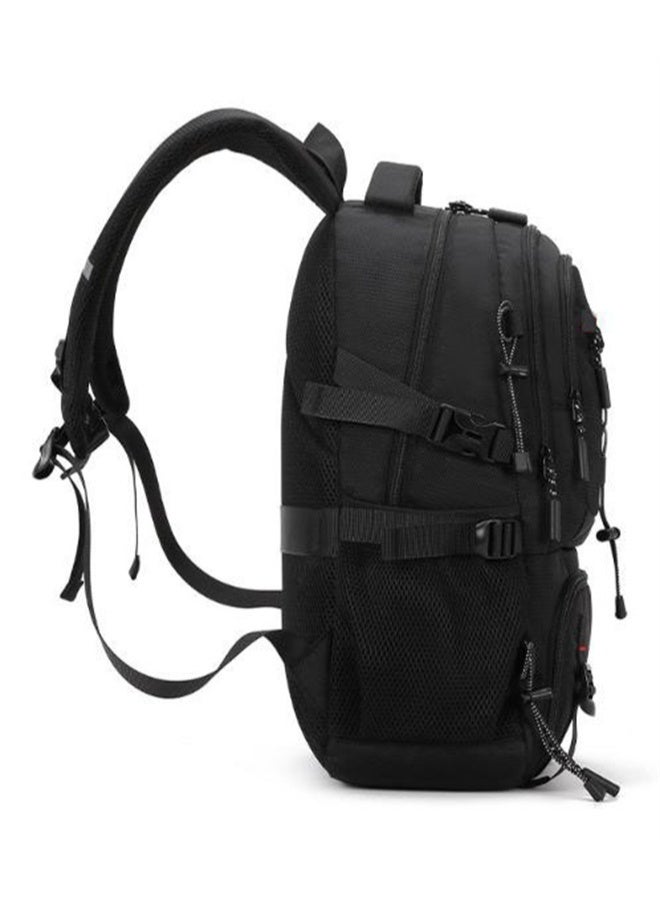 HOMESTAR Travel Backpack, 45L Hiking Backpacks, Water Resistant, Multi-functional, Trekking Rucksack, Travel Laptop Backpack for Camping, Climbing, Cycling, Black - Image 2