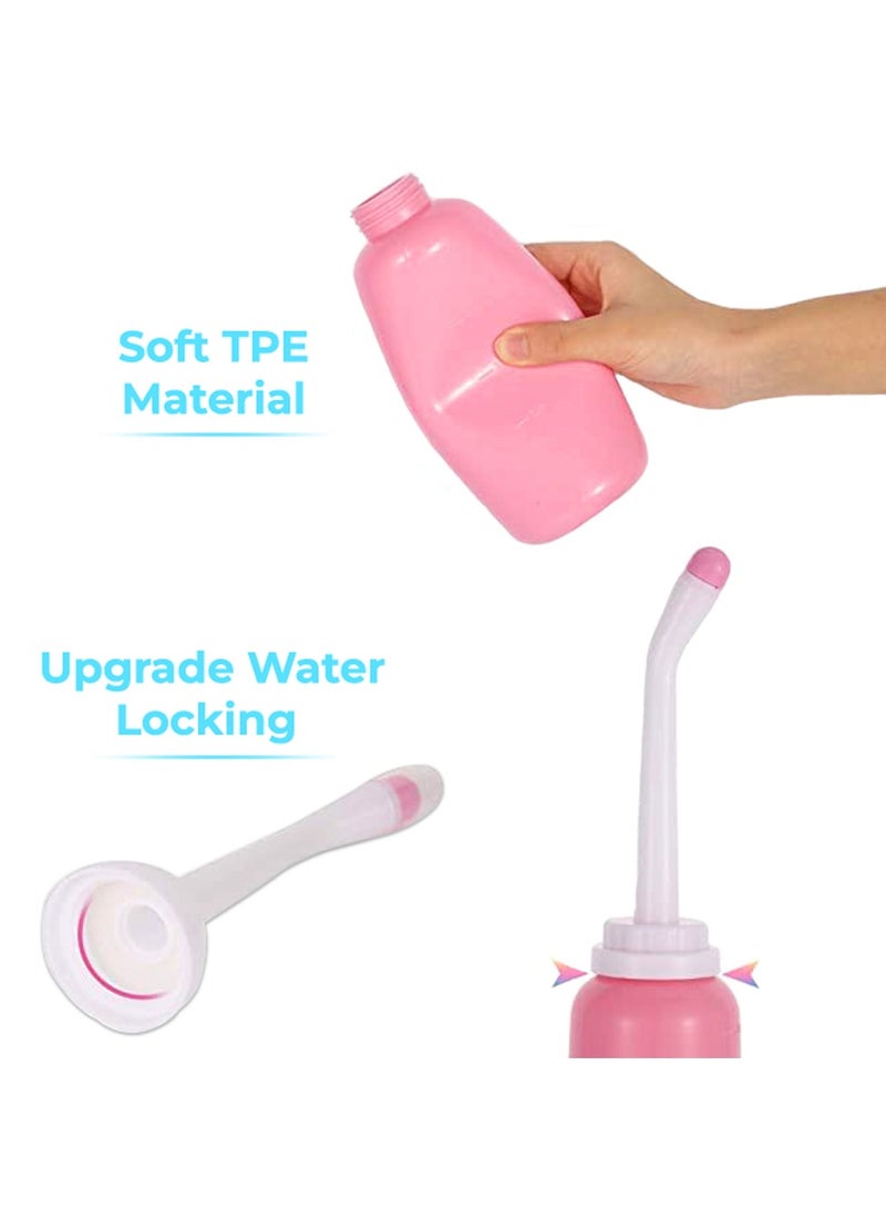 صنفينو  bidet محمول 500 مل - وردي - Image 3