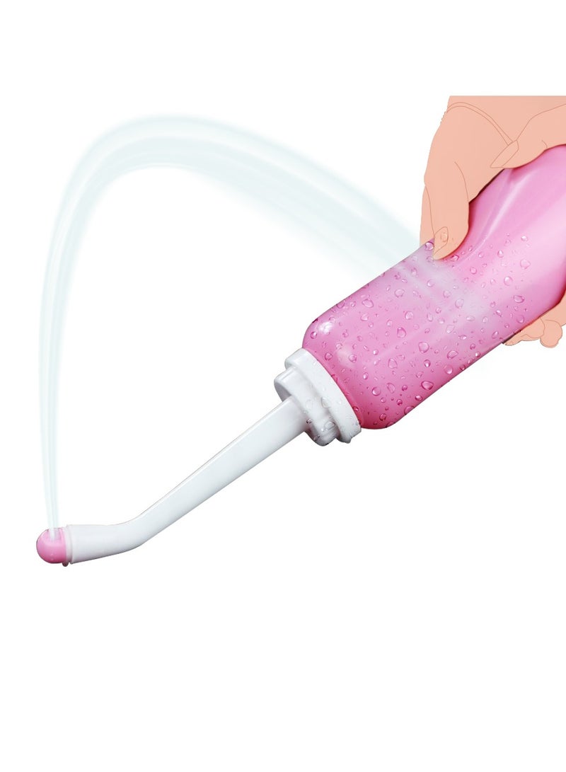 صنفينو  bidet محمول 500 مل - وردي - Image 1